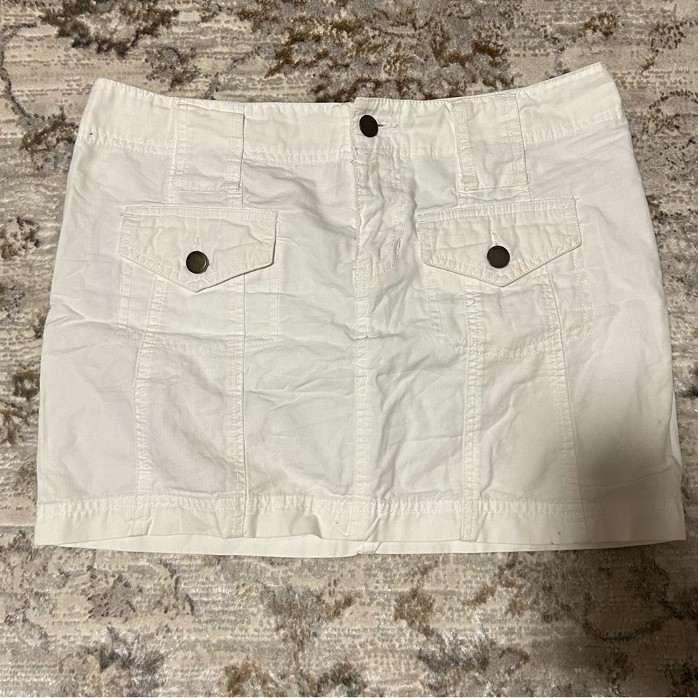 Mossimo Supply Co. White Cotton Skirt
